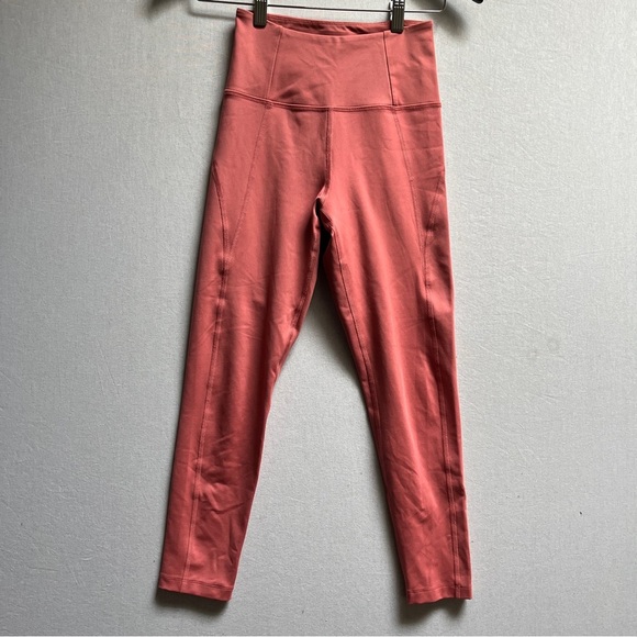 Girlfriend Collective Compressive High-Rise Coral Activewear Legging Sz XS - Picture 1 of 13